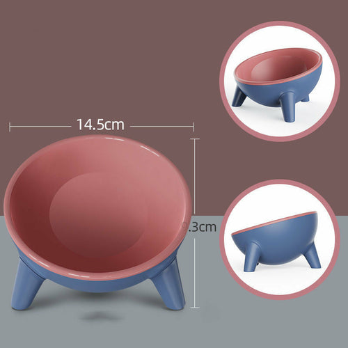 Raised Pet Feeding Bowl with Stand