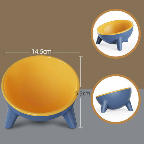 Raised Pet Feeding Bowl with Stand