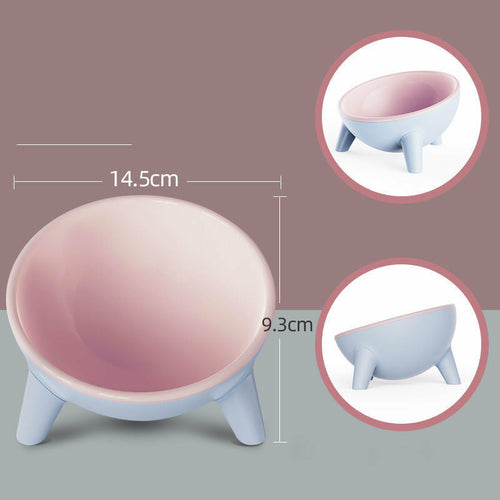 Raised Pet Feeding Bowl with Stand