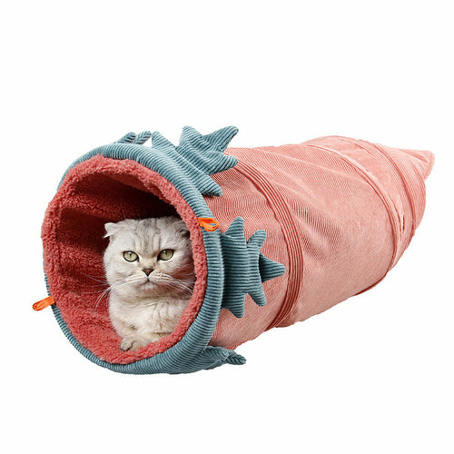 Fruit-Shaped Cat Play Tunnel