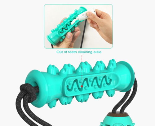 Rubber Bone Dog Chew Toy