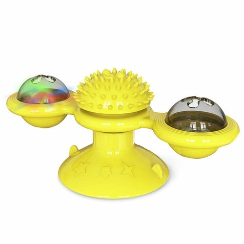 Spinning LED Ball Cat Toy