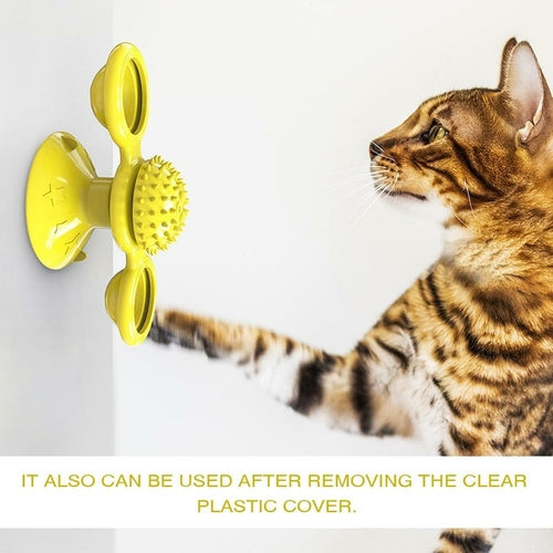 Spinning LED Ball Cat Toy