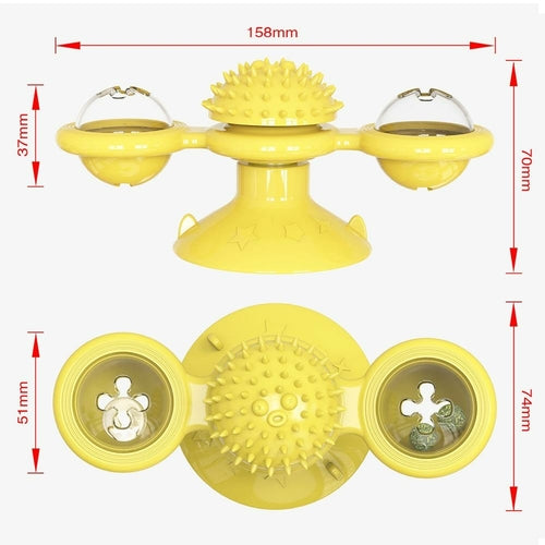 Spinning LED Ball Cat Toy